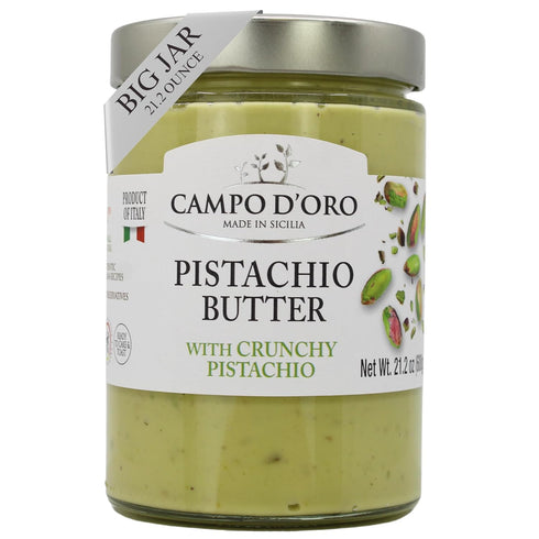 Campo D'Oro - Pistachio Butter Sweet Cream, 21.2oz (600g), Rich & Nutty