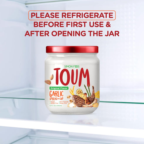 Simon Foods - TOUM, To Provide healthier alternatives. Vegan, Kosher & Keto-Friendly Garlic Spread, Dip, Sauce