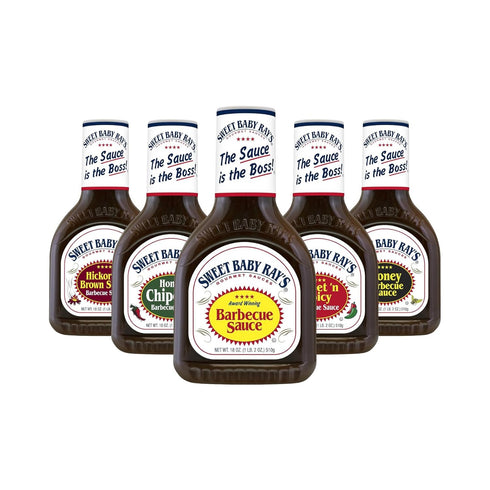 Sweet Baby Ray's Trial Pack Barbecue Sauces Includes 1 Original, 1 Sweet