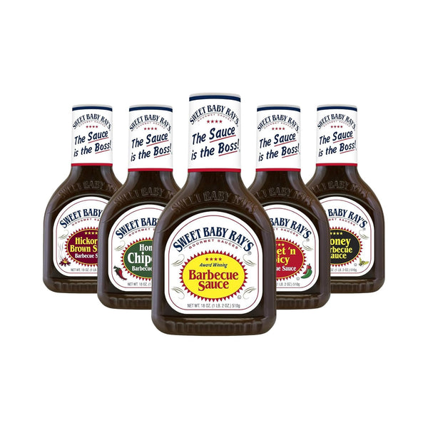 Sweet Baby Ray's Trial Pack Barbecue Sauces Includes 1 Original, 1 Sweet