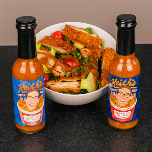 5 oz (1-Pack) Keith's HOT Chicken Sauce by Heatonist, Hot Sauce Made with Natural Ingredients: Serrano Peppers, Ranch