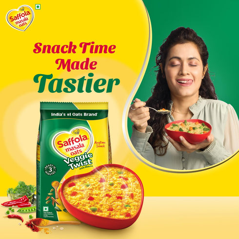 Saffola 1 Masala Oats Veggie Twist Kg