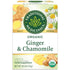 Traditional Medicinals Organic Ginger & Chamomile Herbal Tea, Relieves Occasional Indigestion or
