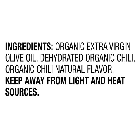 8.5 oz 100% (6) Olidi Chili Infused Extra Virgin Olive Oil | Product of Italy, Cold-pressed, natural, heart-healthy