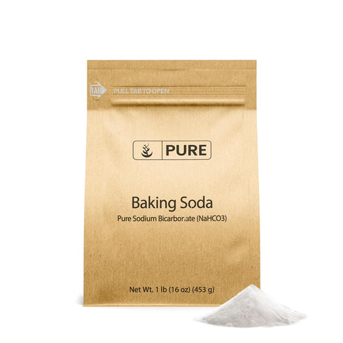 Pure Original Ingredients Sodium Bicarbonate, 1 lb Eco-Friendly Baking Soda, No Fillers