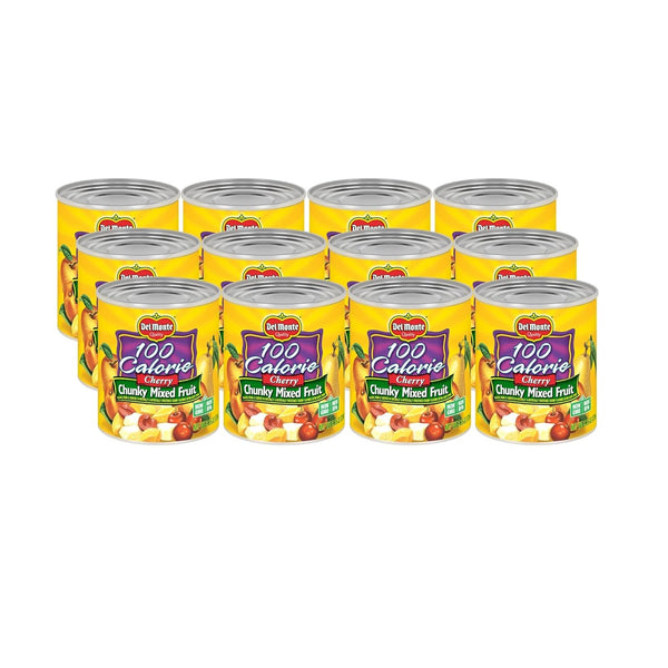 Del Monte Canned Cherry Chunky Fruit Cocktail in Light Syrup, 8.25 Ounce