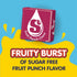 3 6 Packets 18 6 count (Pack 3) Starburst Singles To Go Powdered Drink Mix, Fruit Punch, Boxes with Each - Total