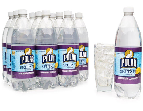 Polar Seltzer Polar Beverages Lemonade - Bluberry - Case Of 12 - 33.8 Fl