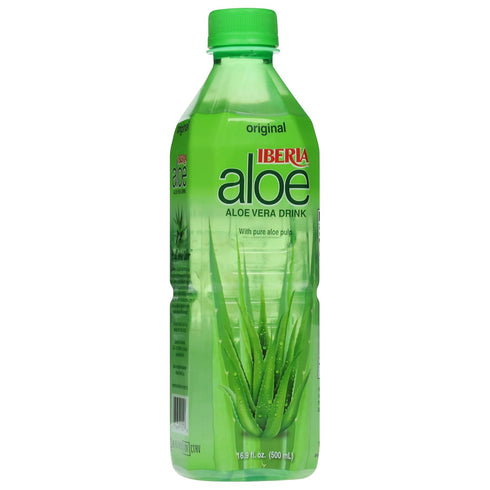 Iberia Aloe Vera Drink with Aloe Vera Pulp, Original, 16.9 fl oz