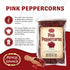Spicy World Whole Pink Peppercorns, 1.75Oz Bag - Premium Quality, Vegan, Steam Sterilized