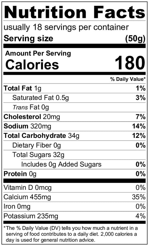 2 lbs Buttermilk Powder Produced in USA