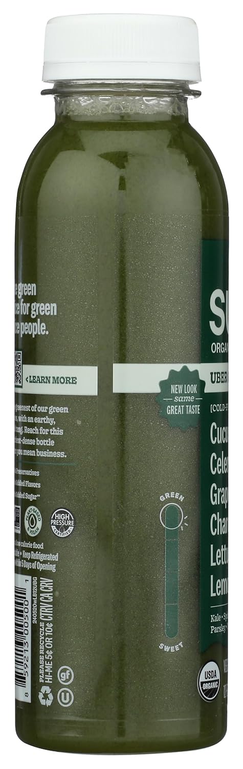 12 Oz Suja Organic Uber Greens, Fl Bottle