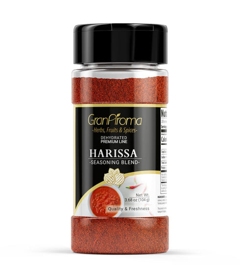 GranAroma Harissa Seasoning Blend, Bold & Tangy North African Cuisine, 3.68 Ounce