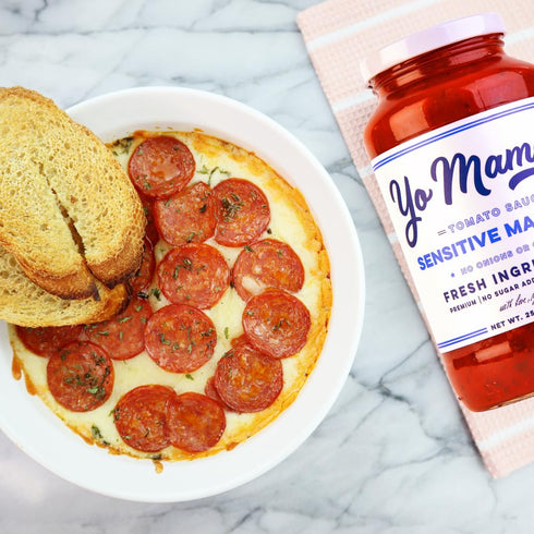 (3) 25 Yo Mama's Foods Sensitive Marinara Pasta Sauce | Ounce Jars | No Sugar Added, Low Carb, Gluten Free, Paleo