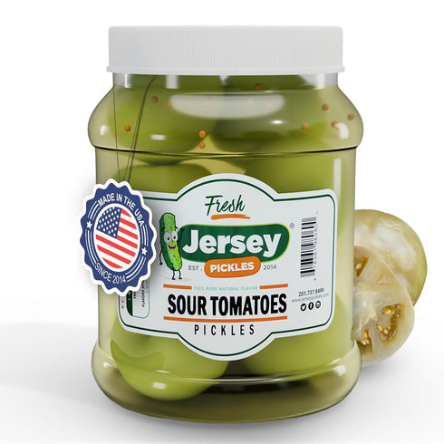 Jersey Pickles - Sour Pickled Tomatoes (Half Gallon) Pickled Vegetable Handcrafted Gourmet