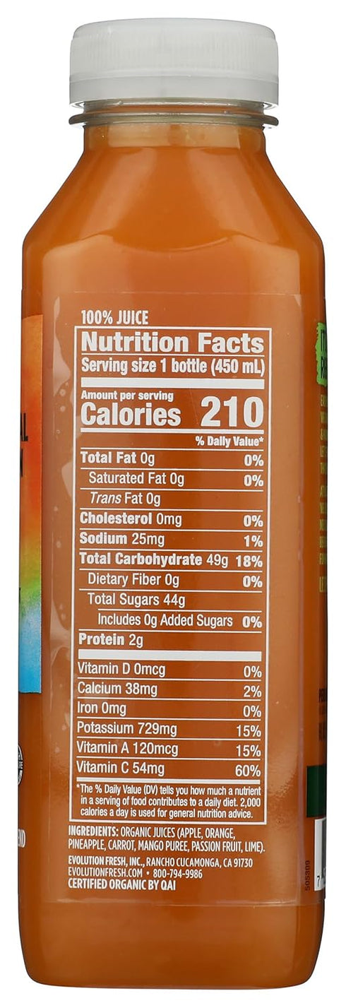 15.2 Oz Evolution Fresh, Juice Tropical Passion Organic, Fl