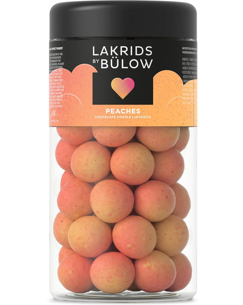 LAKRIDS BY BLOW - Peaches - 10.4 oz - Chocolate Coated Gourmet