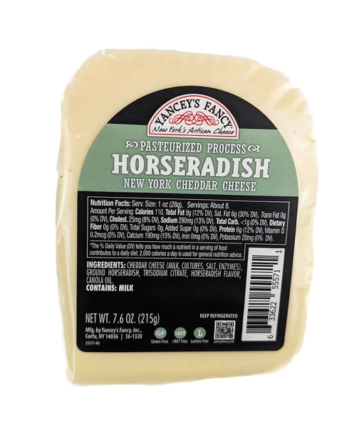 Generic Yanceys Fancy Cheese Horseradish 7.6 oz
