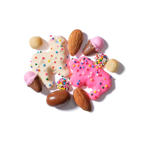 6.5 Oz, Yupik Birthday Cake Mix, Sweet Snacks, Festive Blend with Sprinkle Sugar Cookies, Shortbread, Chocolate