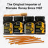 300+, Pack, 20 Count P.R.I Manuka Honey Sticks, MGO Raw New Zealand Manuka Honey, Premium SingleServe OntheGo