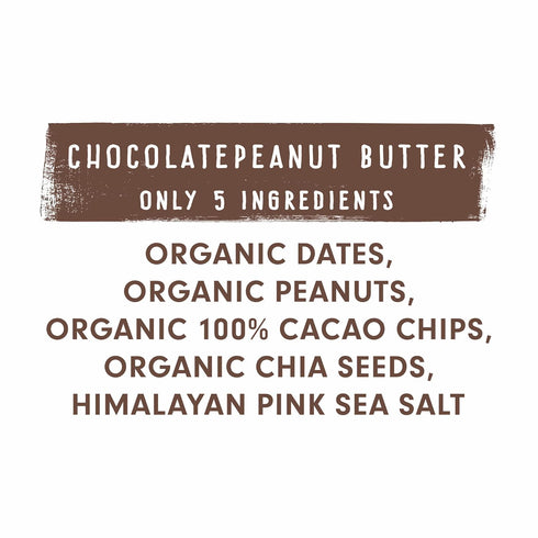 (Pack 12) JONESBAR Organic Plant Based Protein Bars | Chocolate Peanut Butter | Fruit & Nut Bar, Kosher, Gluten Free