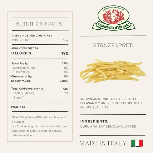 (2 8.8 Rustichella StrOuncezapreti Pasta X Ounce)