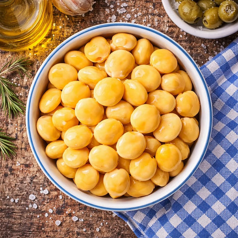 OlivaMira 1kg (2.2 lb) Portuguese Lupini Beans (Tremoos) Ready to Eat Snack Traditional Portuguese Snack High Protein