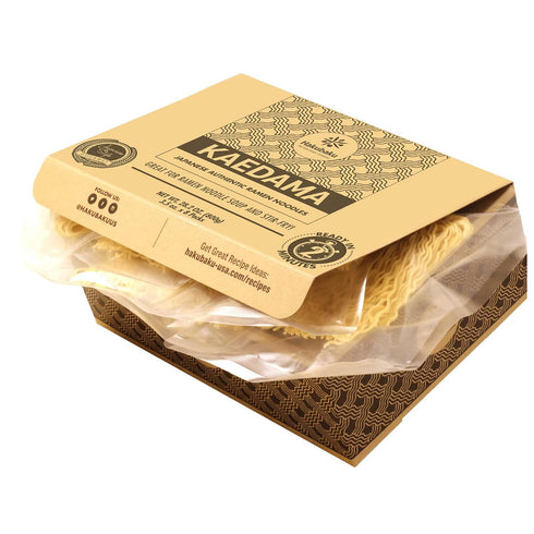 (8 PACK) Hakubaku Authentic Plain Ramen Noodles bulk Kaedama. Product of Japan. Good Asian Teriyaki cold noodles