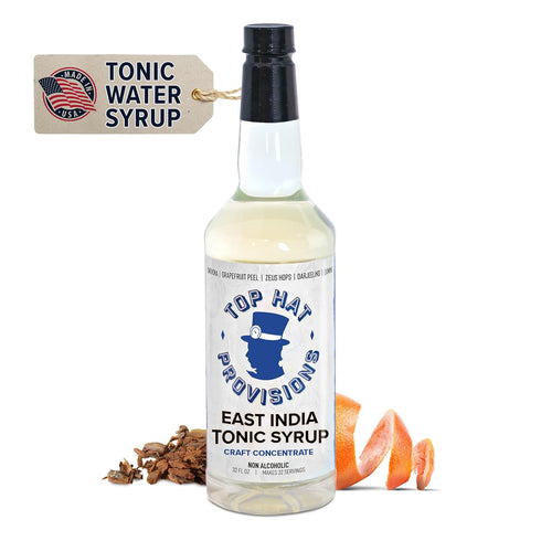 Top Hat East India Craft Concentrated Quinine Tonic Drink Syrup - 5x