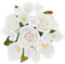 Global Sugar Art Calla Lily and Peace Rose Sugar Flower Bouquet, White