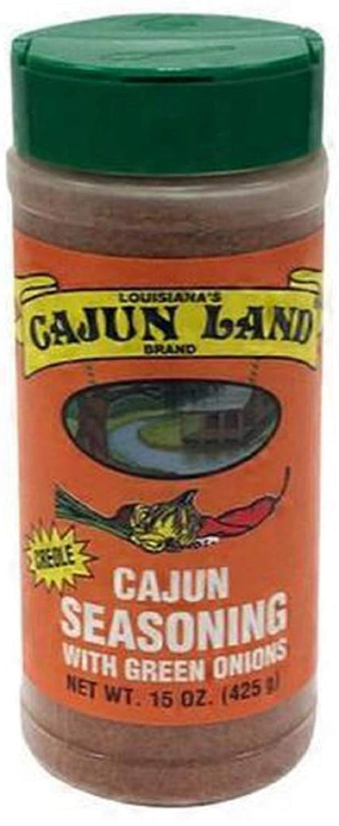 Cajun Land Creole Cajun Seasoning - 15 Oz with Green Onions