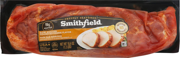 SMITHFIELD , Golden Rotisserie Flavor Pork Tenderloin, 18.4 Ounce