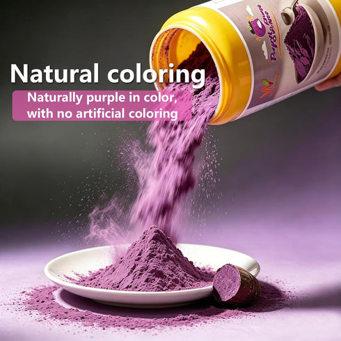 WGENGWU Premium Purple Sweet Potatoes & Ube Powder, Natural Ube Extract, Ultra-Fine Easy Dissolve Powder, Ideal