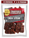 Old Trapper, Trapper's Choice Hot & Spicy Kippered Beef Steak, Eight-Ounce Individual