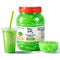 TEA TEK 8.8 Pound Coconut Jelly 1 Count Green Apple Coconut Boba Jelly Jars