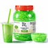 TEA TEK 8.8 Pound Coconut Jelly 1 Count Green Apple Coconut Boba Jelly Jars
