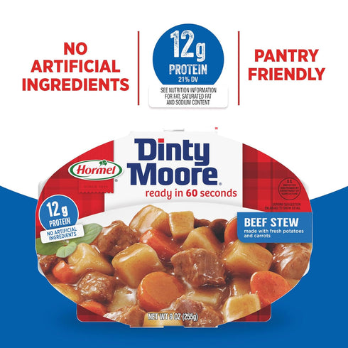 Dinty Moore 9-Ounce Packages (Pack 6) Beef Stew