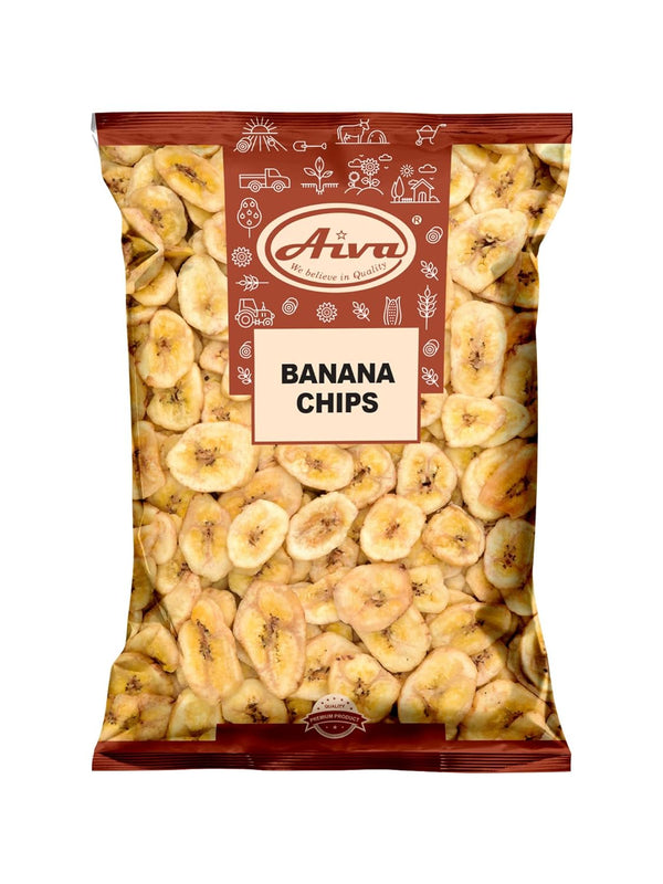 Aiva Dried Sweetened Banana Chips (5 LB) Fresh, Crispy & Sweetened, Delicious