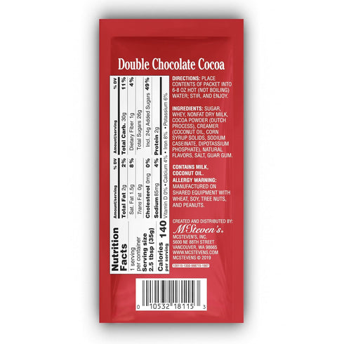 1.25 (Pack 6) 2 McSteven's - Santa Chocolate Cocoa Mix, Ounce of (Bundle - of Each)