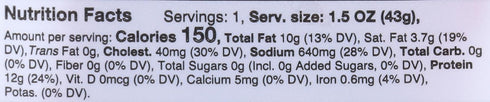Gusto Pack, 1.5 OZ Sliced Genoa Salami Snack