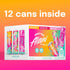PACK 200mg 10 12 Oz 12 Pack Alani Nu VARIETY CHERRY TWIST, PINK SLUSH, ORANGE KISS Sugar Free, Low Calorie Energy