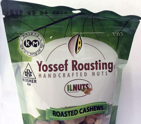 ILNUTS Kosher certified roasted Cashews by Yossef Roasting Handcrafed Nuts, fresh and healthy, made in USA