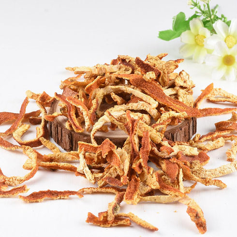 TEAERPKLAE 7.05 oz/200g Dry orange peel tea bag Asian condiment dried citrus peel Dried orange peel Chenpi silk