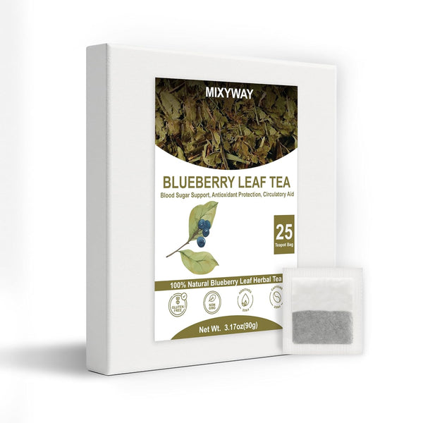 Mixyway Blueberry Leaves Teapot bag - 25 Teapot Bag 3.35 OZ (95 g.)