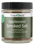Viva Doria Applewood Smoked Sea Salt - Fine Grain, 5 Oz Glass