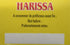 Harissa Condiment Tube - Spicy, 120 Gr
