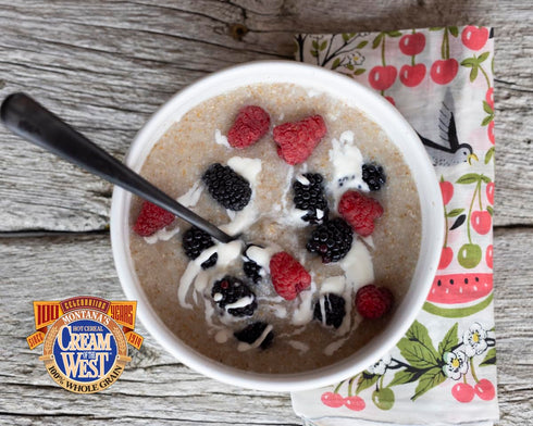Cream of the West 100% 24 OZ Organic Roasted Wheat Hot Cereal