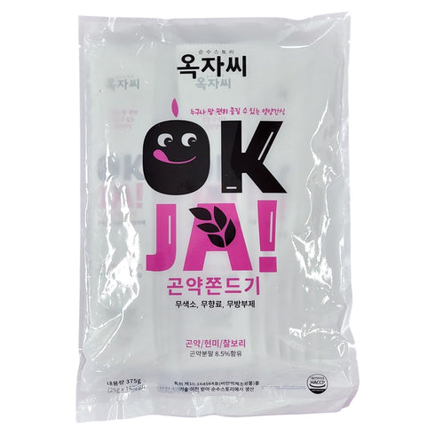 Authentic Korean Konjac Jelly - Low-Calorie, Healthy Chewy Snack, Korean Jjondgi 15-Pack