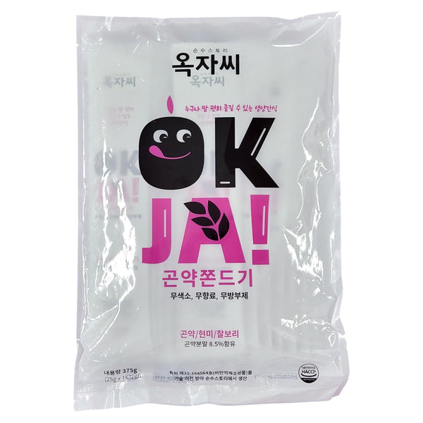 Authentic Korean Konjac Jelly - Low-Calorie, Healthy Chewy Snack, Korean Jjondgi 15-Pack