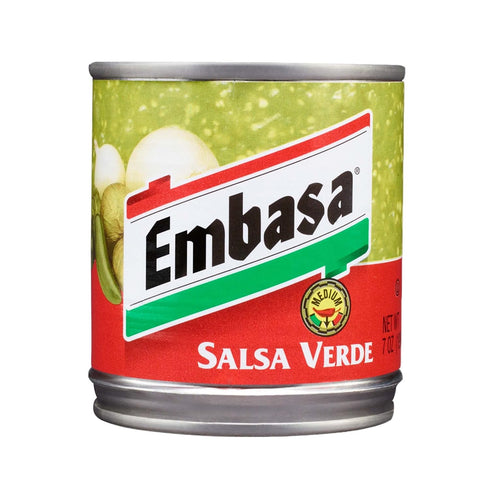 EMBASA Salsa Verde, Medium, 7 Oz Can, 12-pack